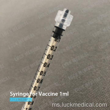 Jarum suntikan kosong khas untuk vaksin 1ml